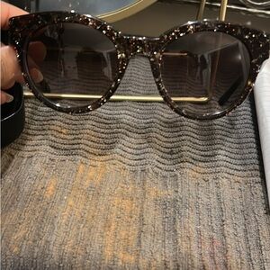 Coach Black Glitter Sunglasses